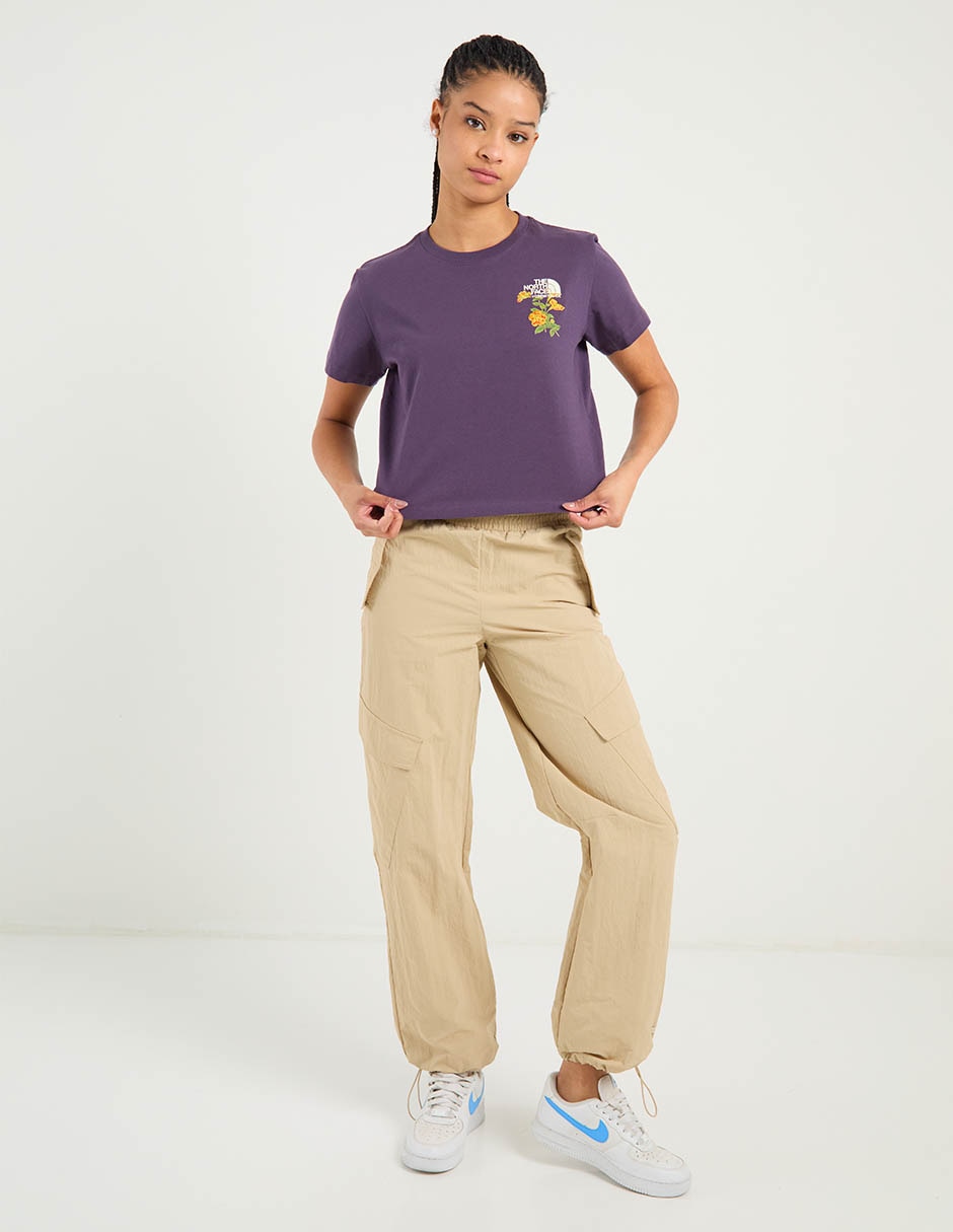 Playera manga corta cuello redondo para mujer 3
