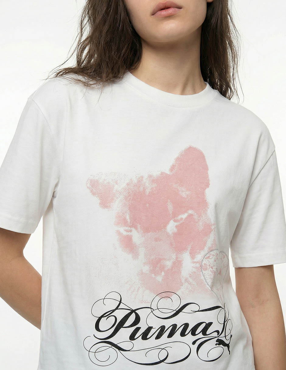 Playera manga corta cuello redondo para mujer 4