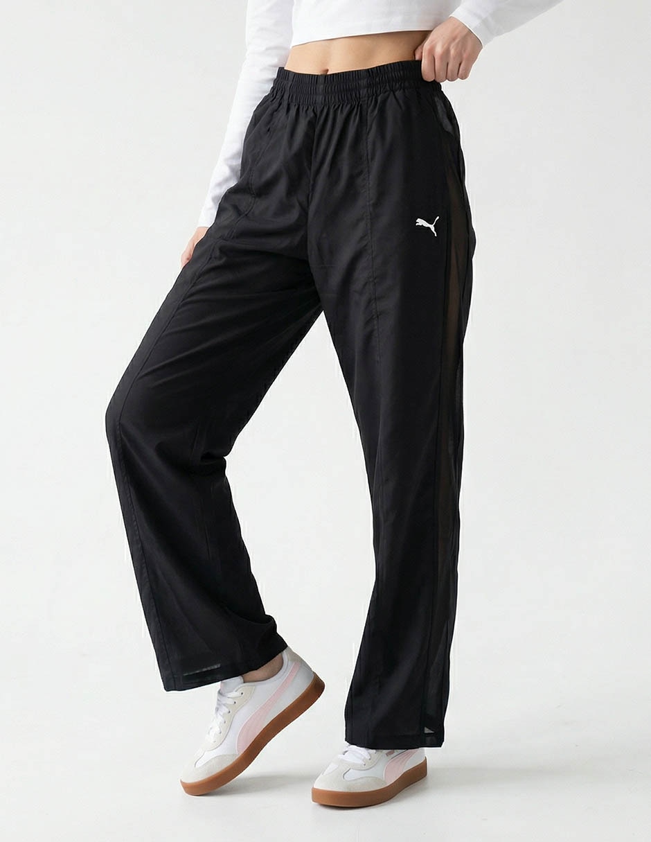 Pants amplio con elástico para mujer