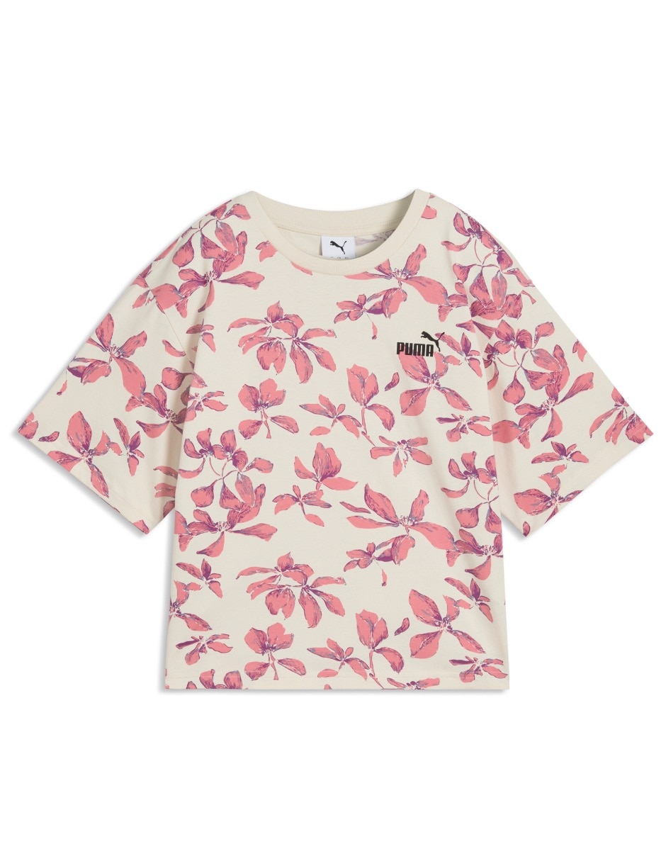 Playera manga corta Ess Nature 2.0 cuello redondo para mujer