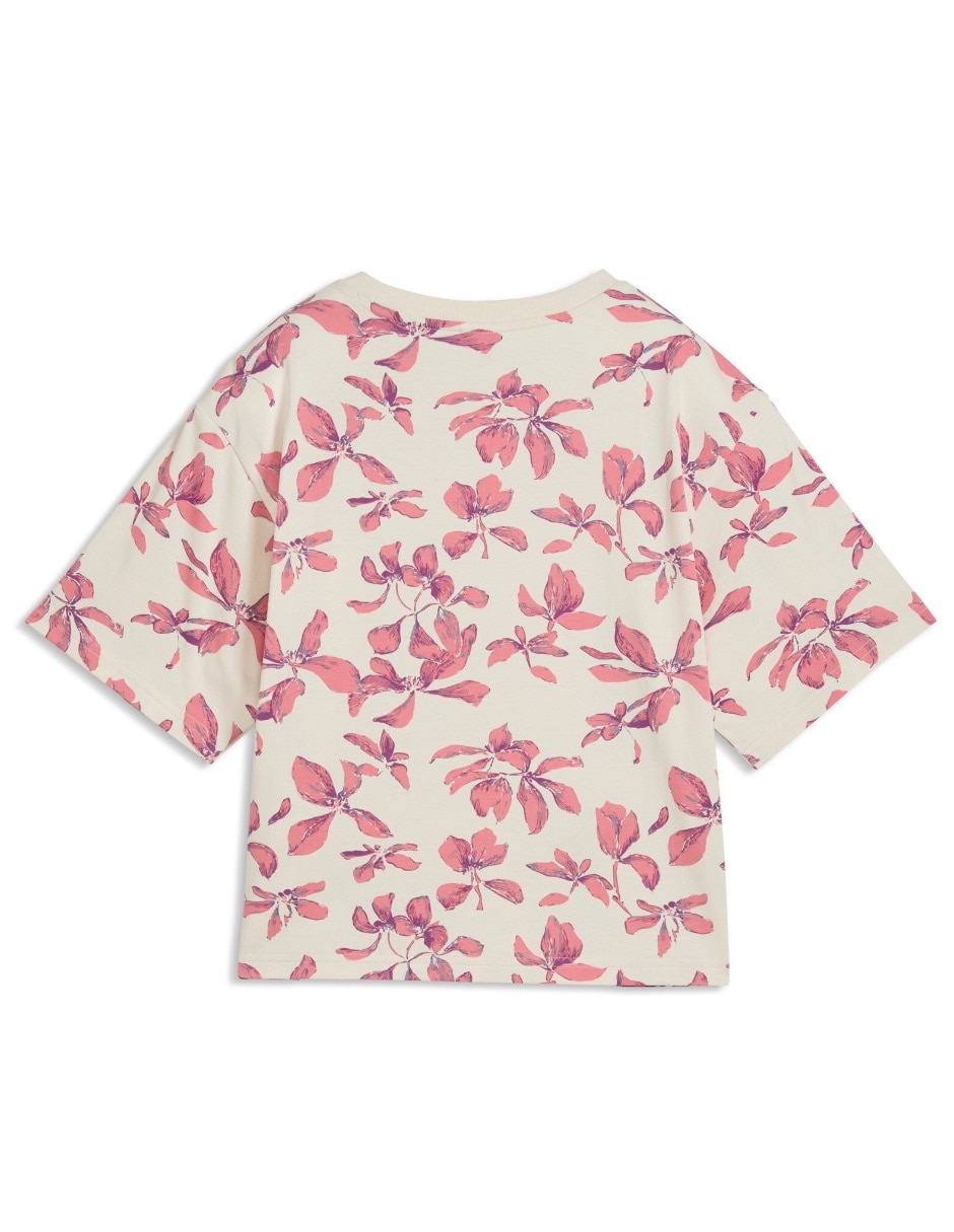Playera manga corta Ess Nature 2.0 cuello redondo para mujer 2