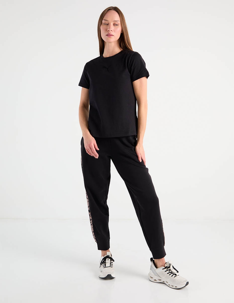 Playera manga corta Ess Elevated cuello redondo para mujer 3