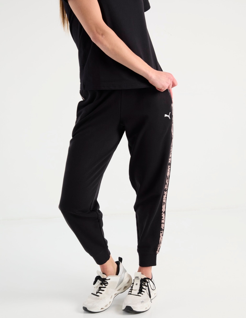 Pants regular con elástico para mujer