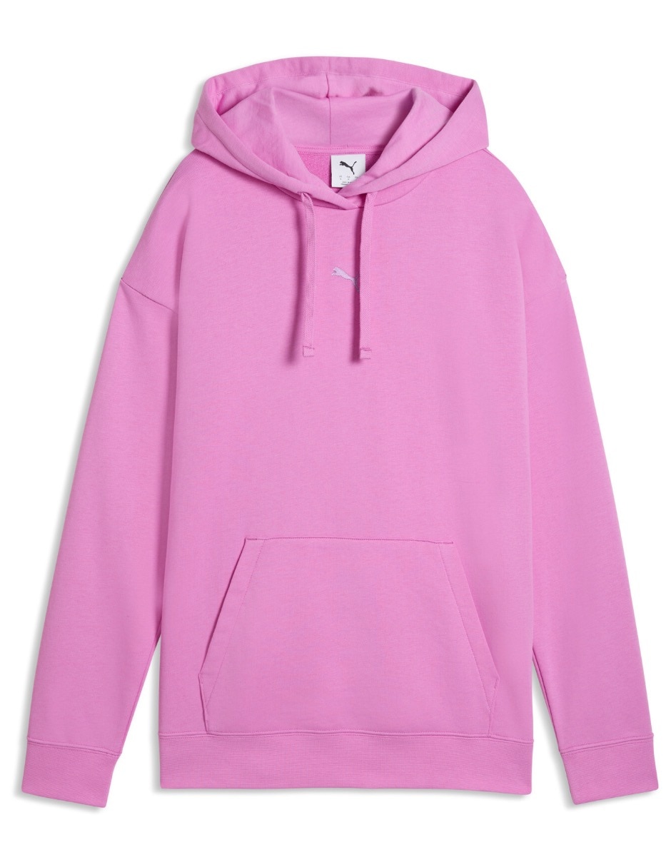Sudadera con capucha y bolsa para mujer