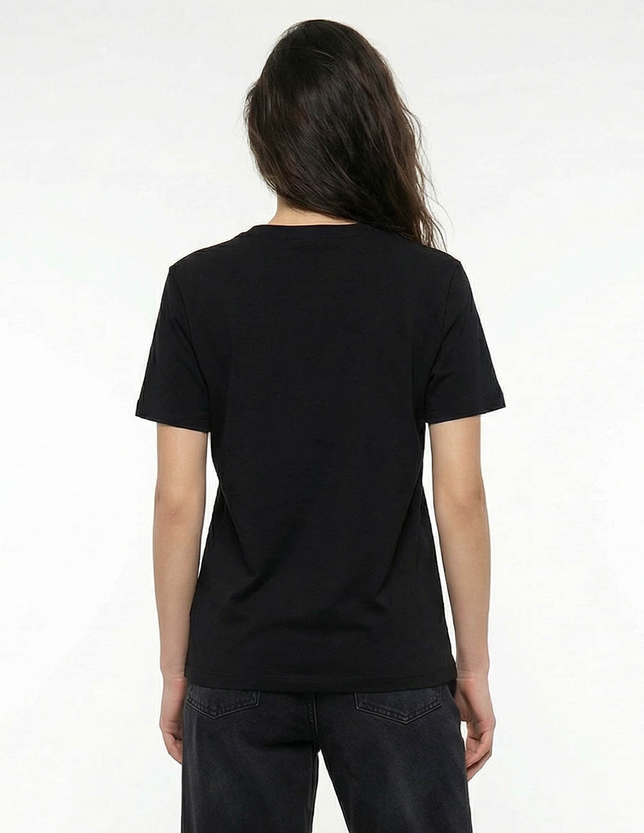 Playera manga corta cuello redondo para mujer 2