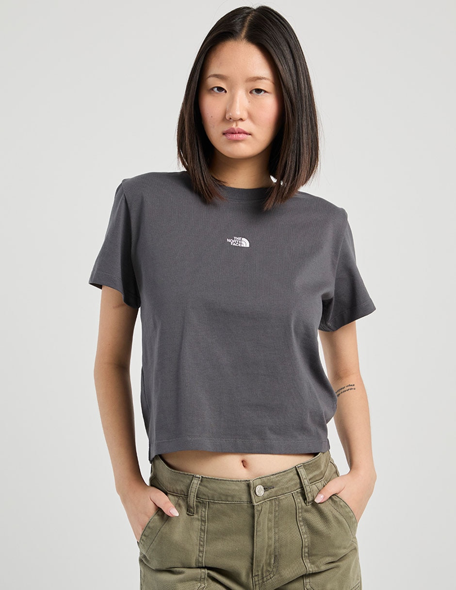 Playera manga corta cuello redondo para mujer 2