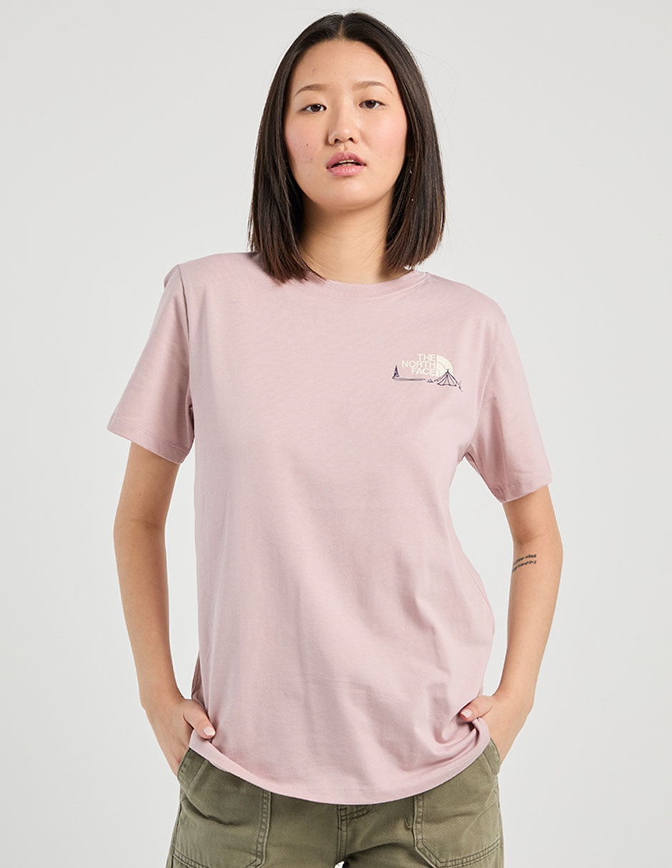 Playera manga corta cuello redondo para mujer 2