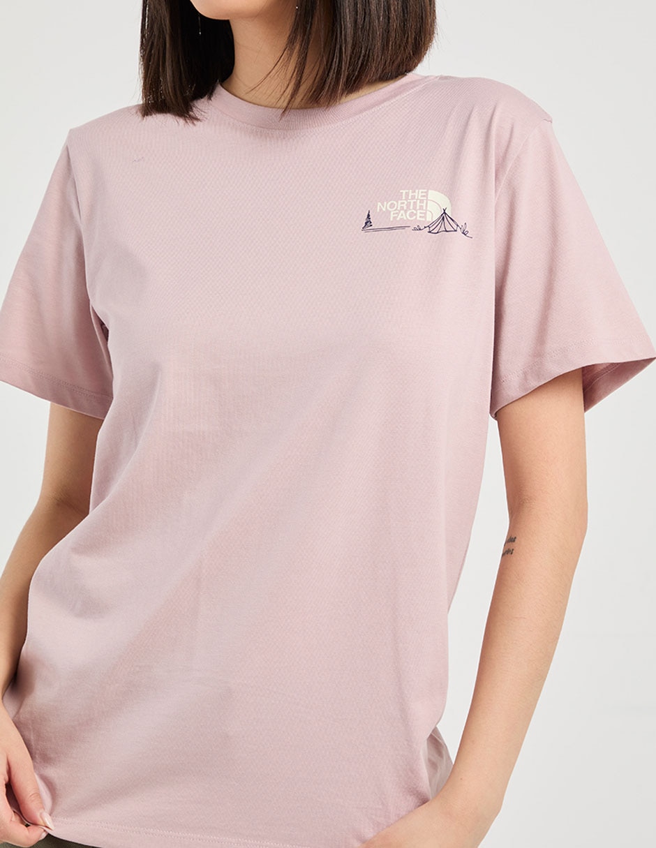 Playera manga corta cuello redondo para mujer 4