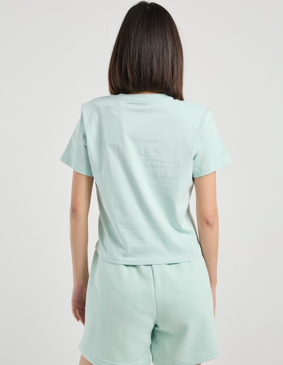 Playera manga corta cuello redondo para mujer 6