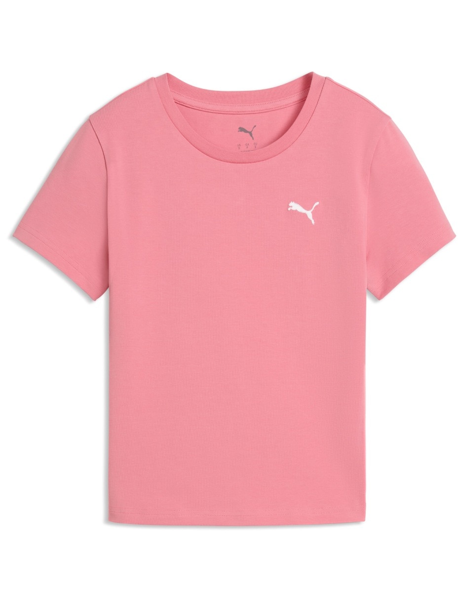Playera manga corta cuello redondo para mujer 4