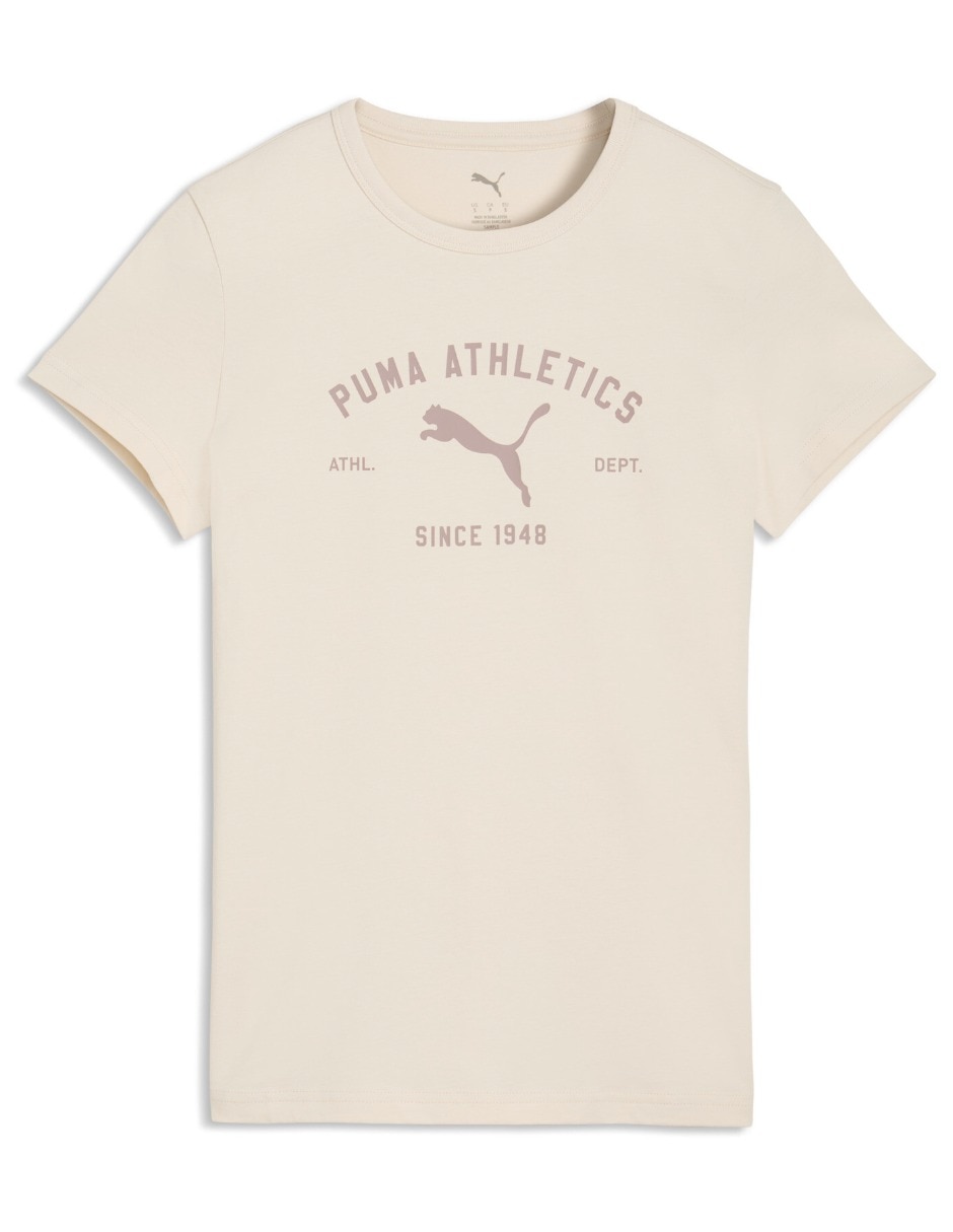 Playera manga corta cuello redondo para mujer 5