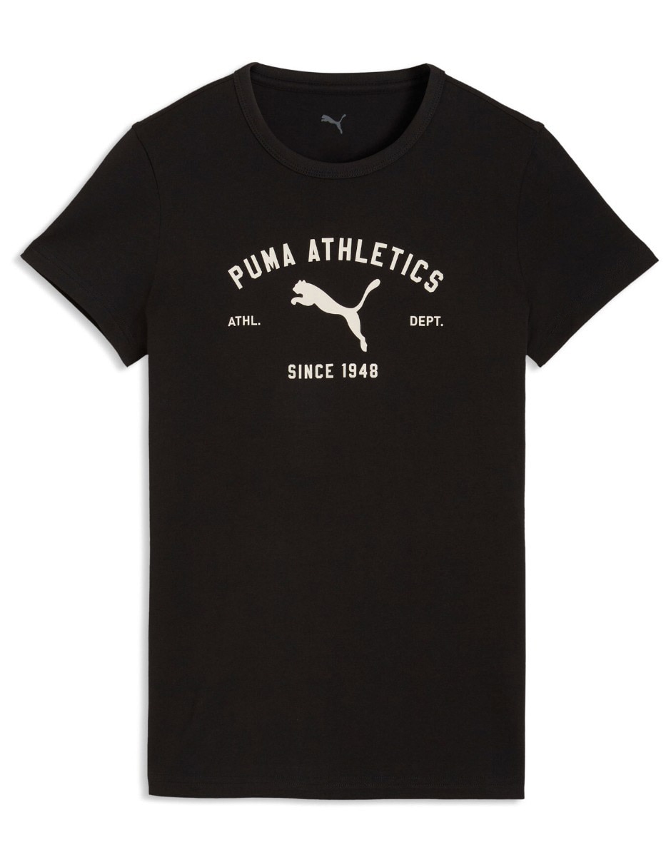 Playera manga corta cuello redondo para mujer 5