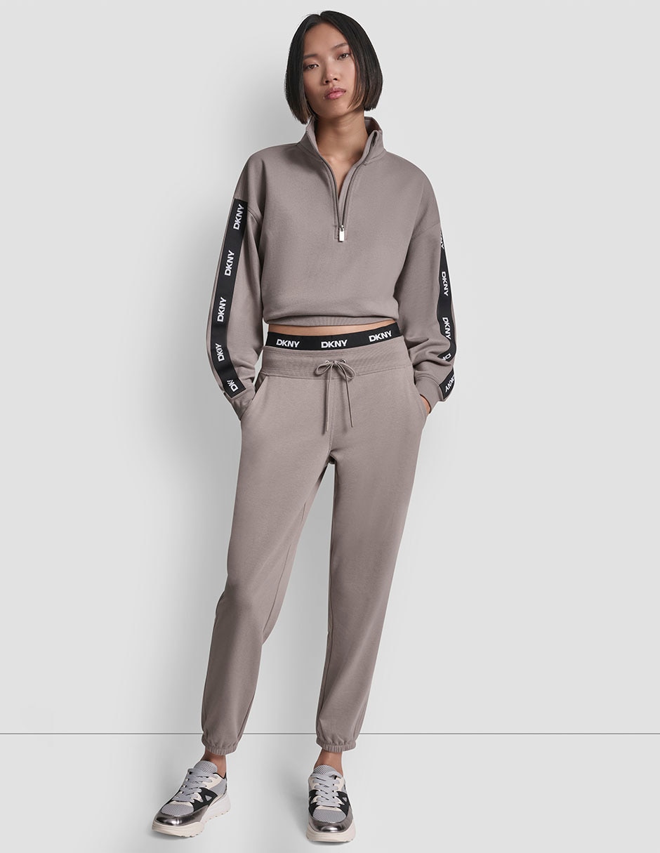 Pants slim con agujeta para mujer 5