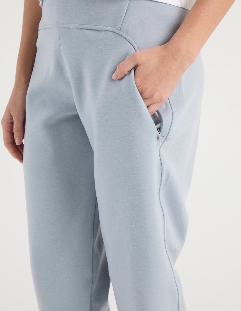 Pants regular con jareta para mujer 4