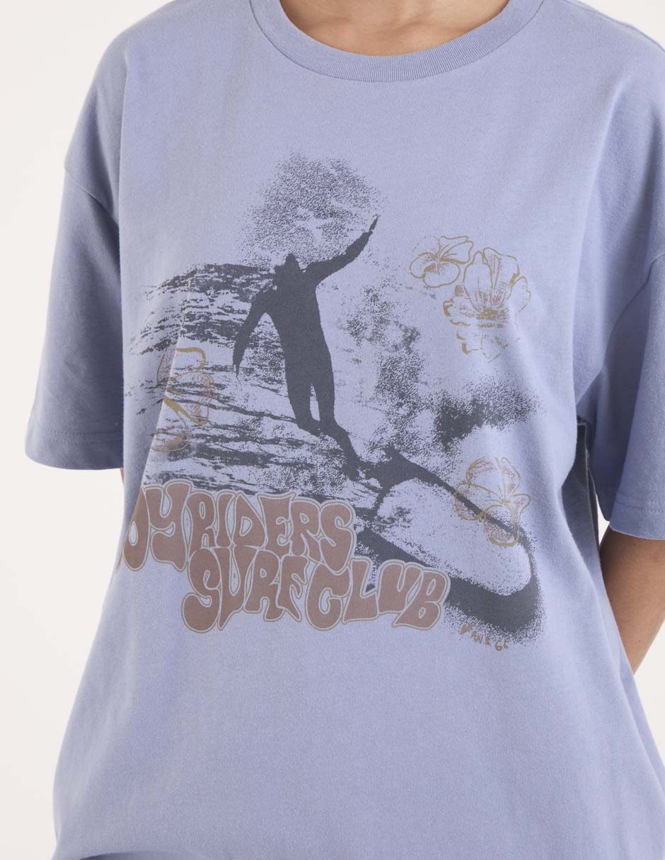 Playera manga al codo cuello redondo para mujer 5