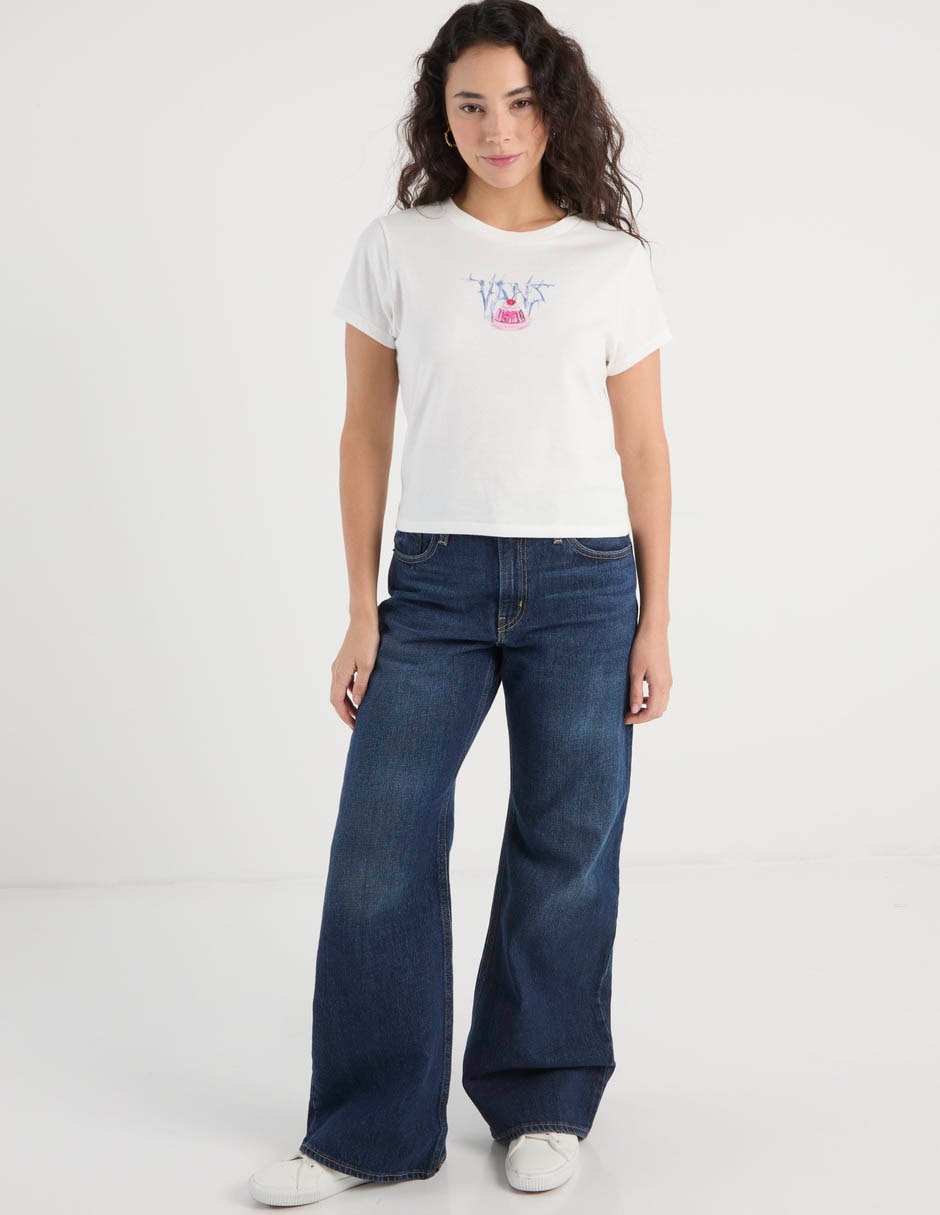 Playera manga corta cuello redondo para mujer 3