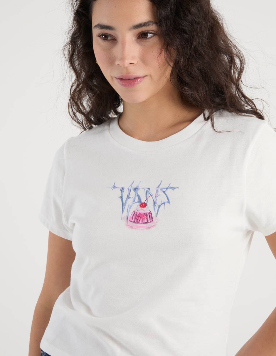 Playera manga corta cuello redondo para mujer 4