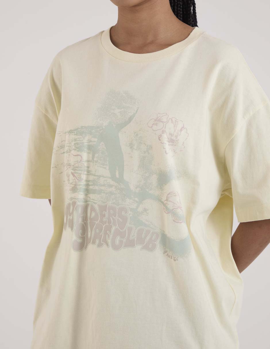 Playera manga al codo cuello redondo para mujer 5