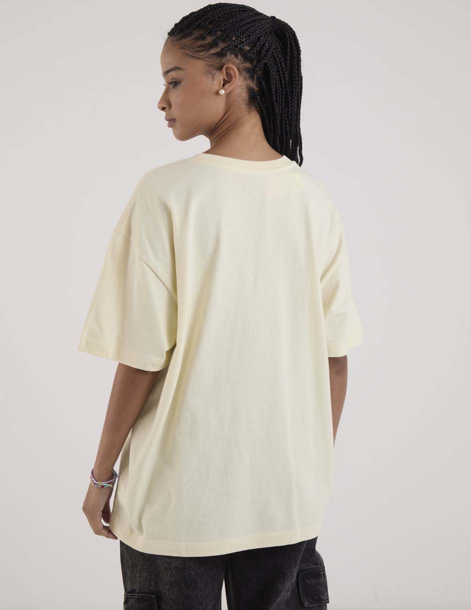 Playera manga al codo cuello redondo para mujer 6