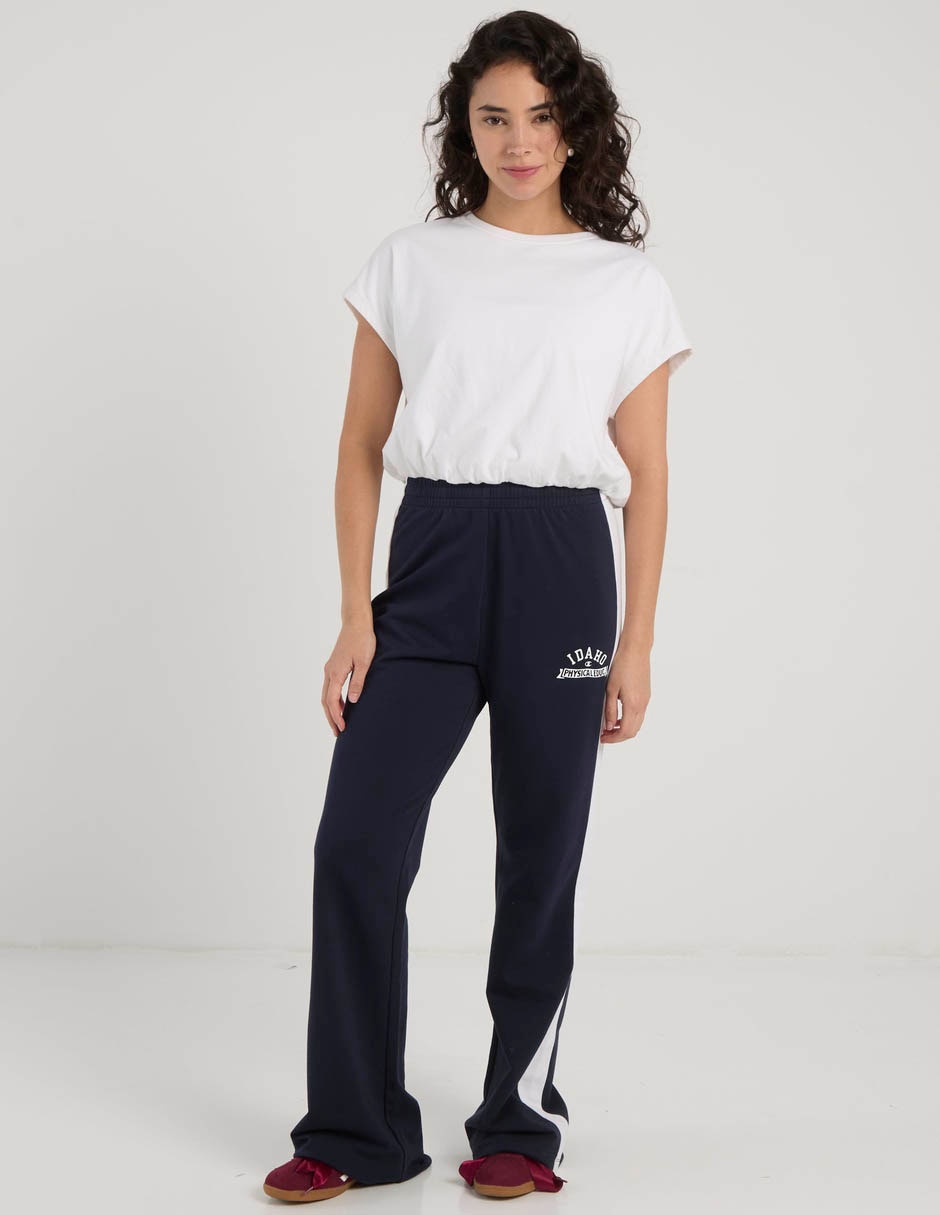 Pants amplio con elástico para mujer 2