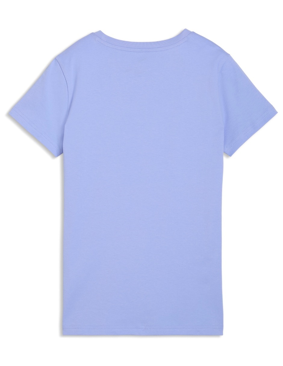 Playera manga corta Ess Script cuello redondo para mujer 2