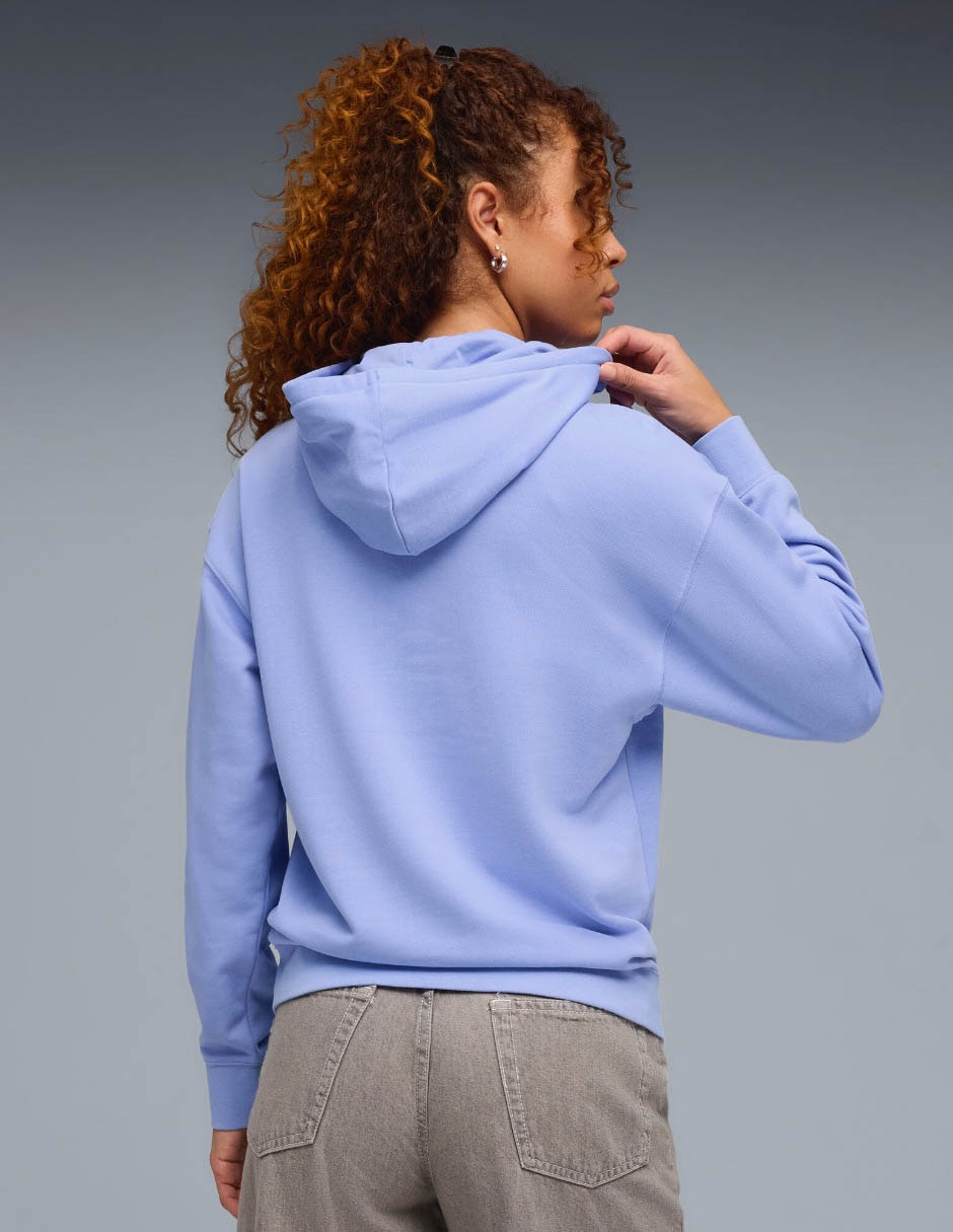 Sudadera con capucha y bolsa Ess Script para mujer 3
