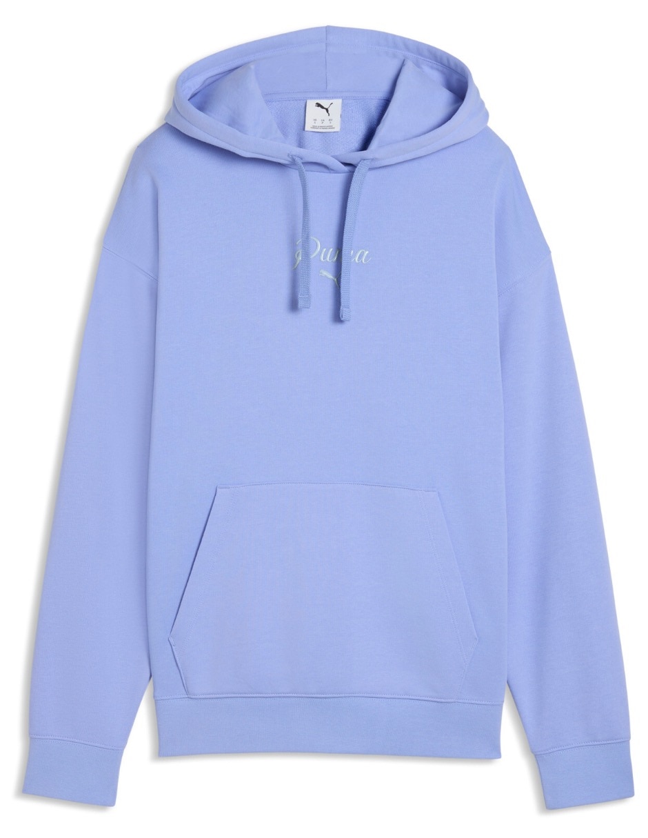 Sudadera con capucha y bolsa Ess Script para mujer 5