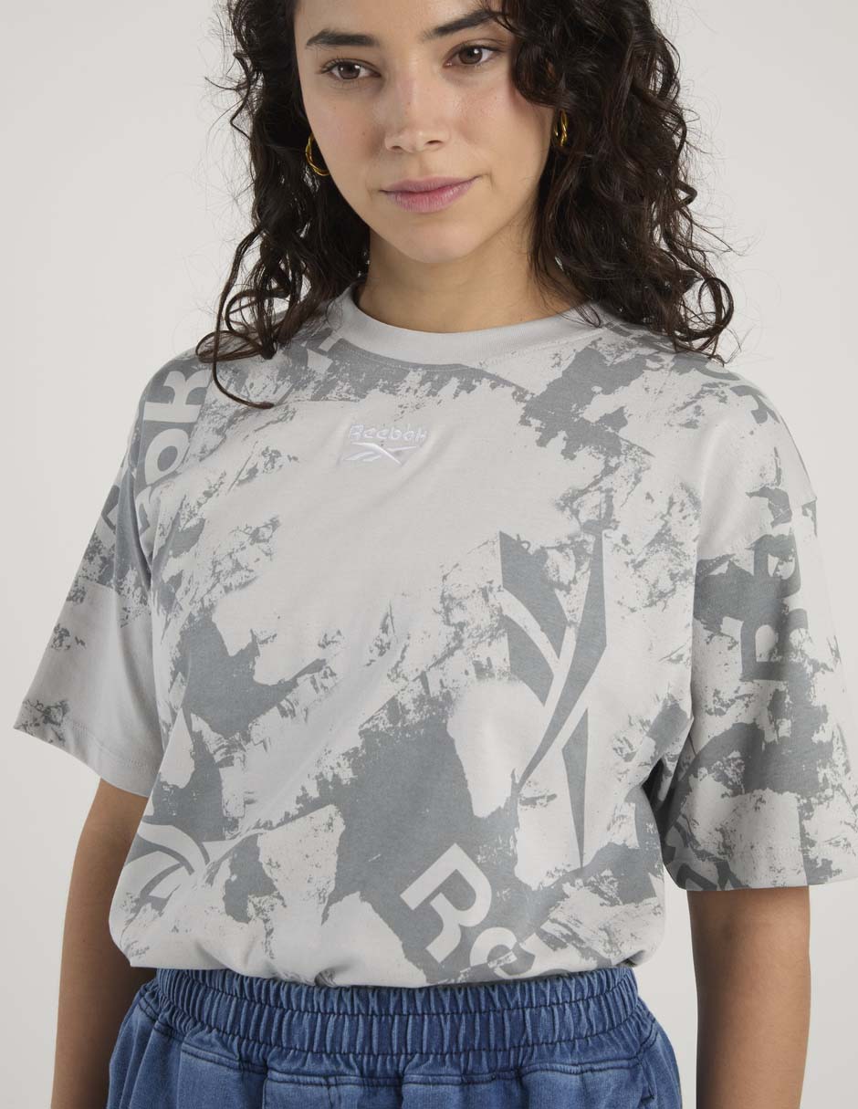 Playera manga al codo cuello redondo para mujer 5