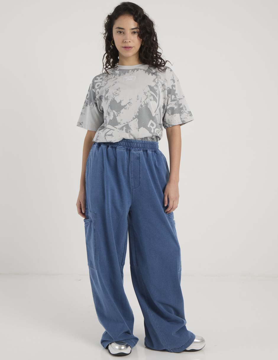 Pants acampanado con elástico para mujer 3