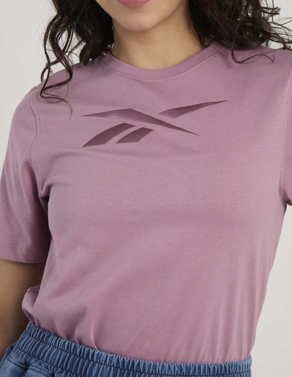 Playera manga corta cuello redondo para mujer 5