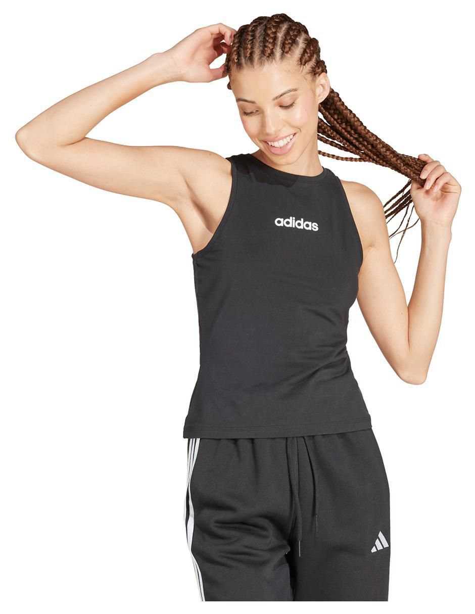 Playera tank Essentials cuello redondo para mujer