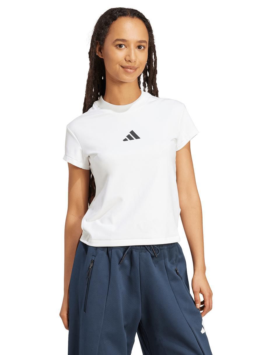 Playera manga corta Z.N.E cuello redondo para mujer 4