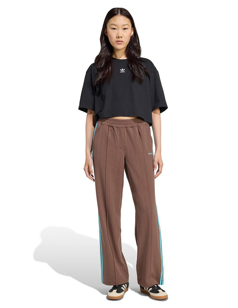 Pants regular con elástico para mujer 4