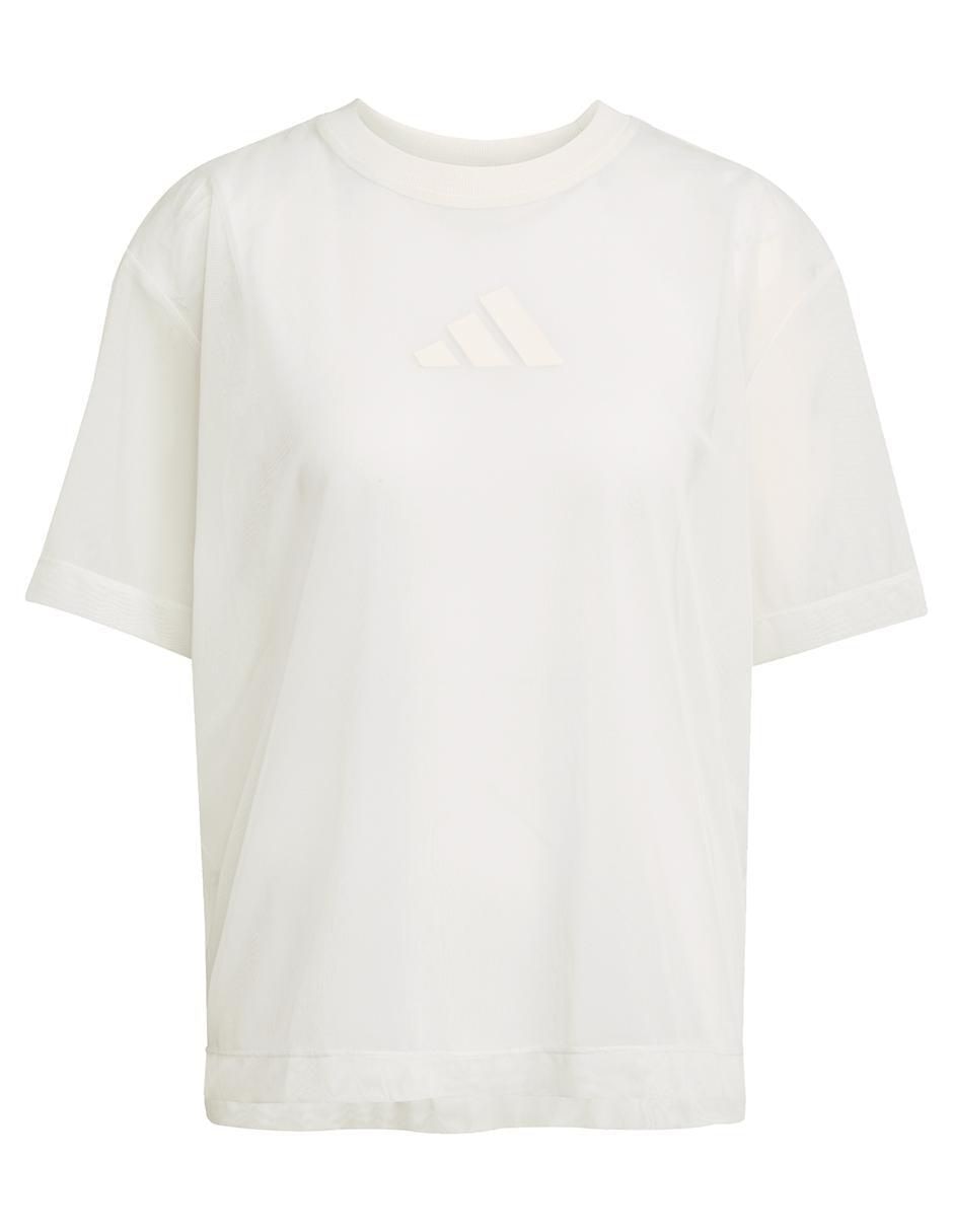 Playera manga corta Soft Lux cuello redondo para mujer 2