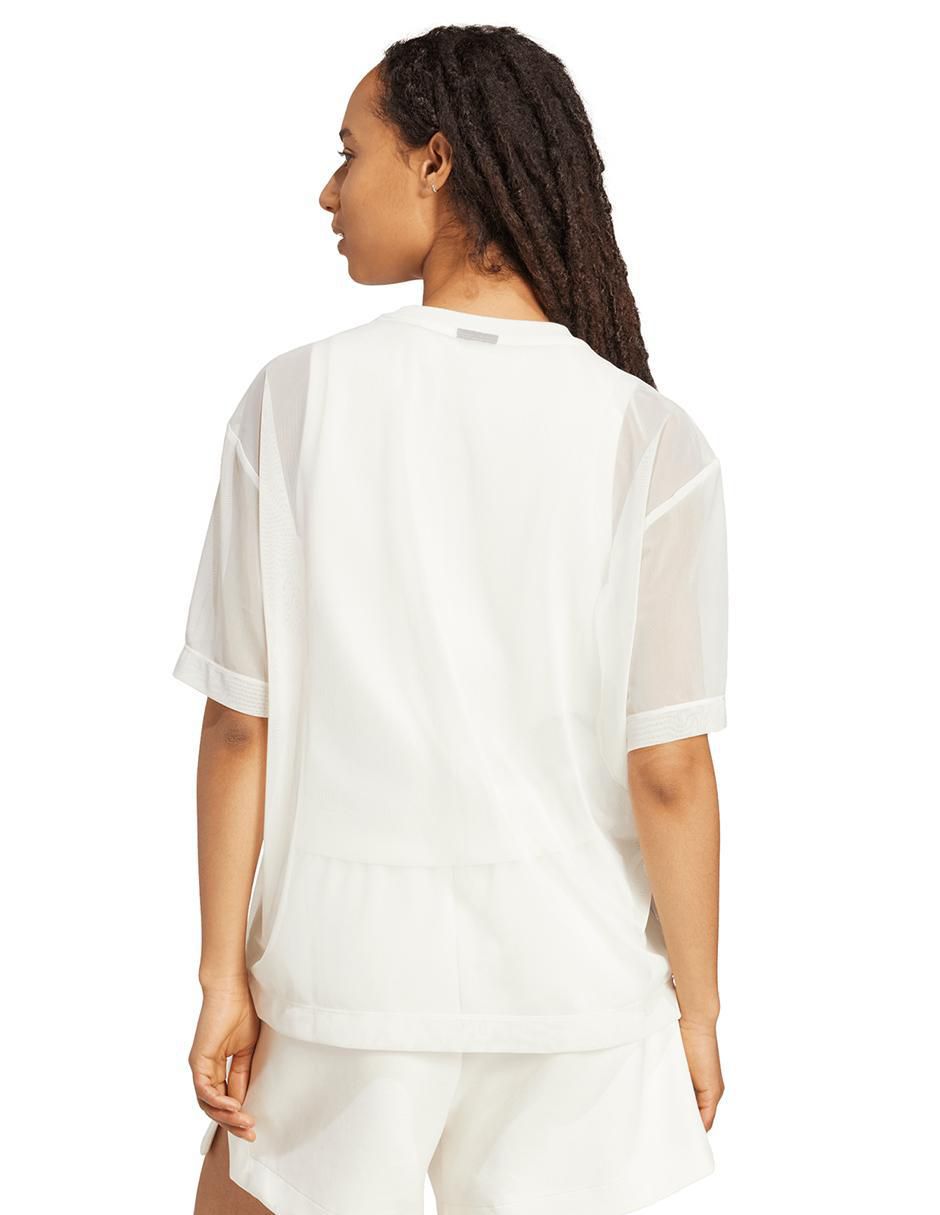 Playera manga corta Soft Lux cuello redondo para mujer 3